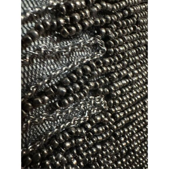 Jovani Women's Beaded Chain Embellished Short & Cocktail Black Dress Size 14 NWT - Picture 10 of 15